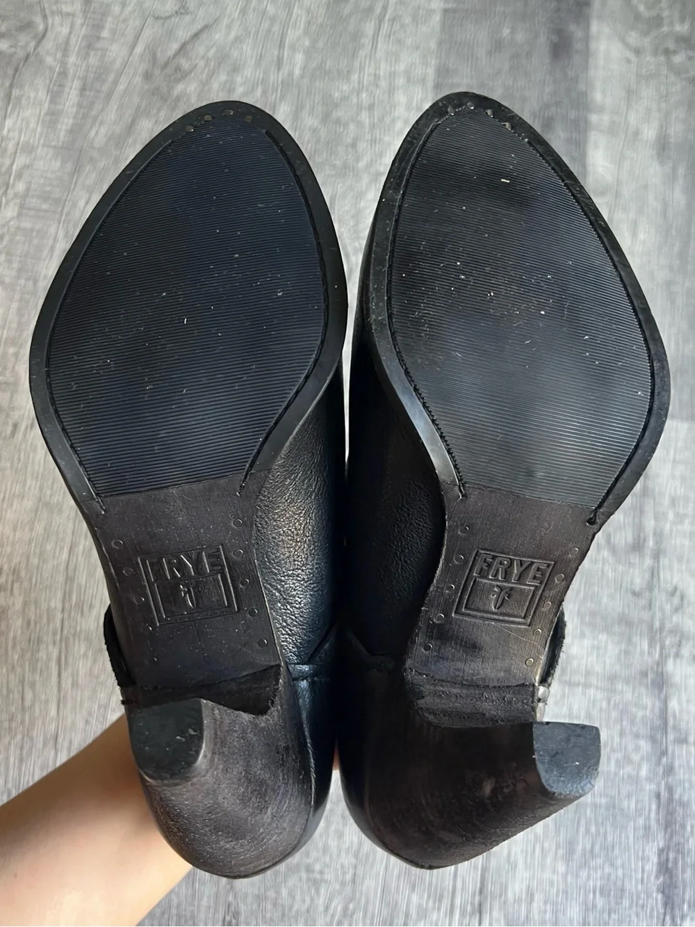 Frye CELESTE ARTISAN Shootie BOOTIE Black WOMEN Heel Shoe Size 8M